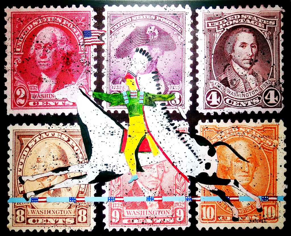 running horse stamps